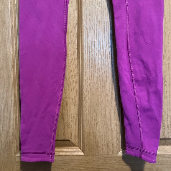 Lululemon Purple Reversible Leggings Full Length - Picture 6 of 8